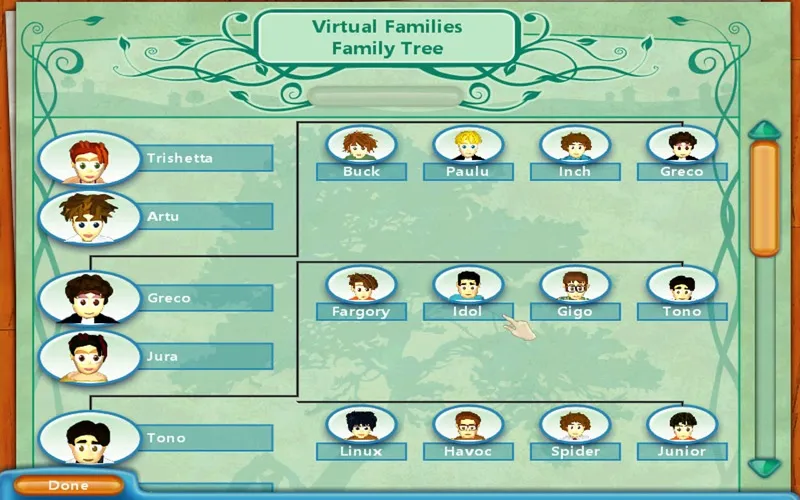 Virtual Families应用截图