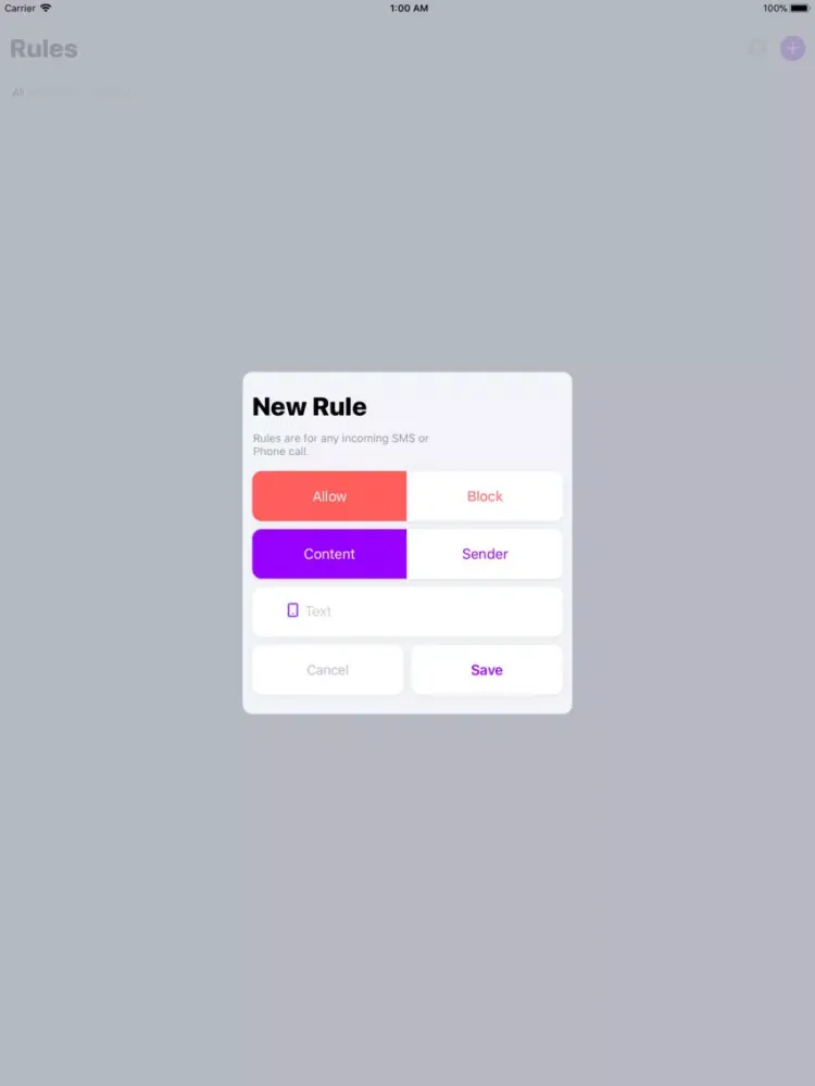 getFilter iPad  스크린샷