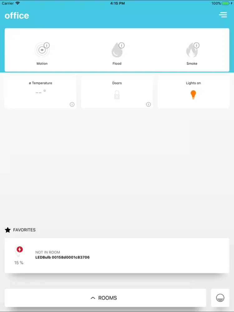 MOOD APP | Smart Living iPad  Screenshots