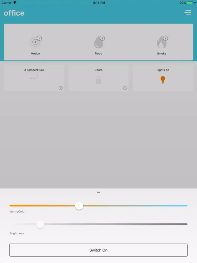 MOOD APP | Smart Living iPad  Screenshots