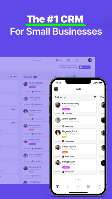 ภาพหน้าจอของ Leader CRM Leads Sales Tracker
