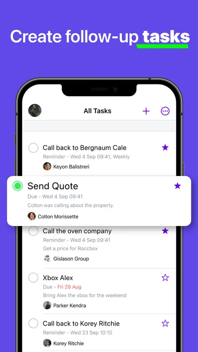 ภาพหน้าจอของ Leader CRM Leads Sales Tracker
