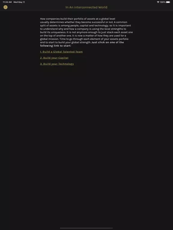 صور BUILD A GLOBAL COMPANY iPad 
