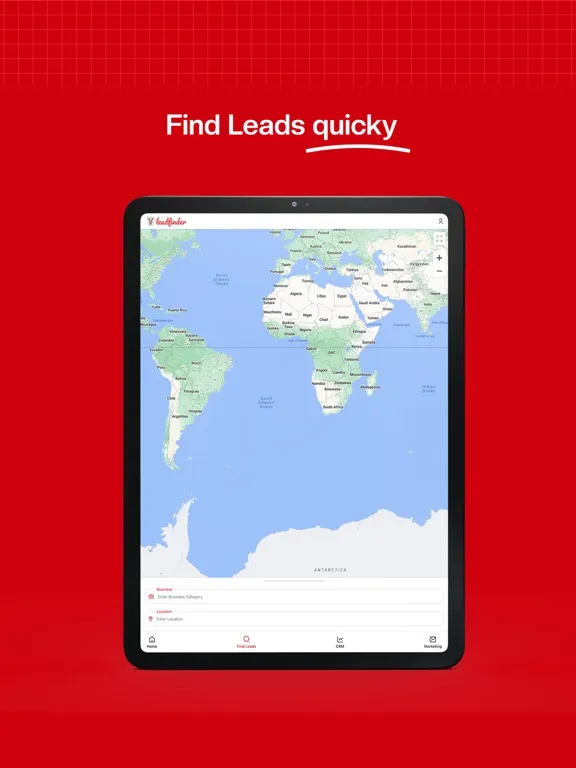 Lead Finder CRM iPad  スクリーンショット