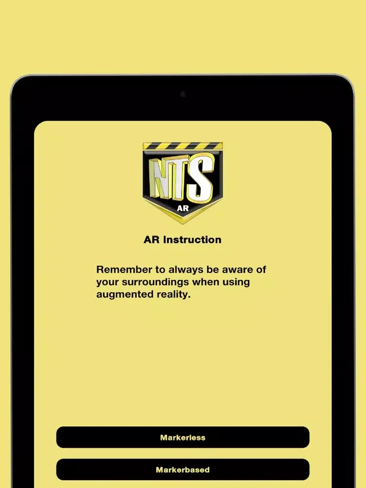 Capturas de tela do NTS - AR iPad 
