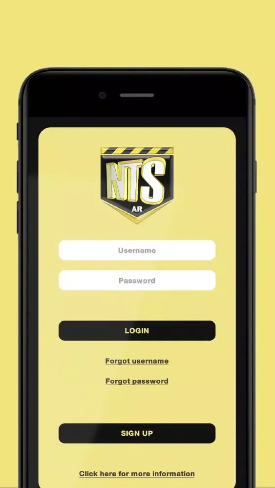 Capturas de tela do NTS - AR