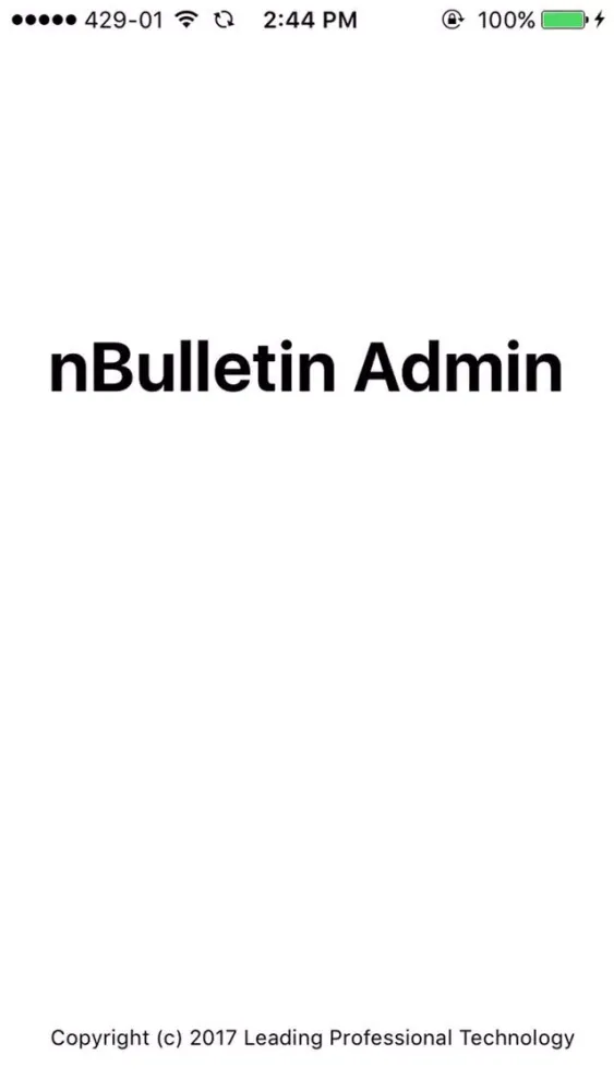 nBulletin Admin स्क्रीनशॉट