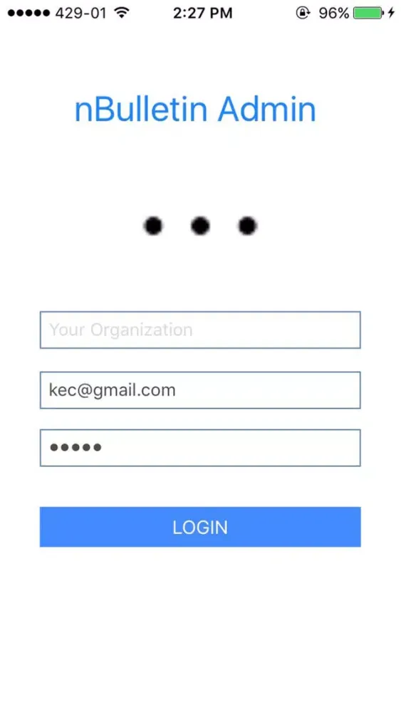 nBulletin Admin स्क्रीनशॉट
