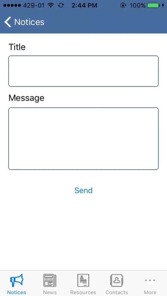 nBulletin Admin स्क्रीनशॉट