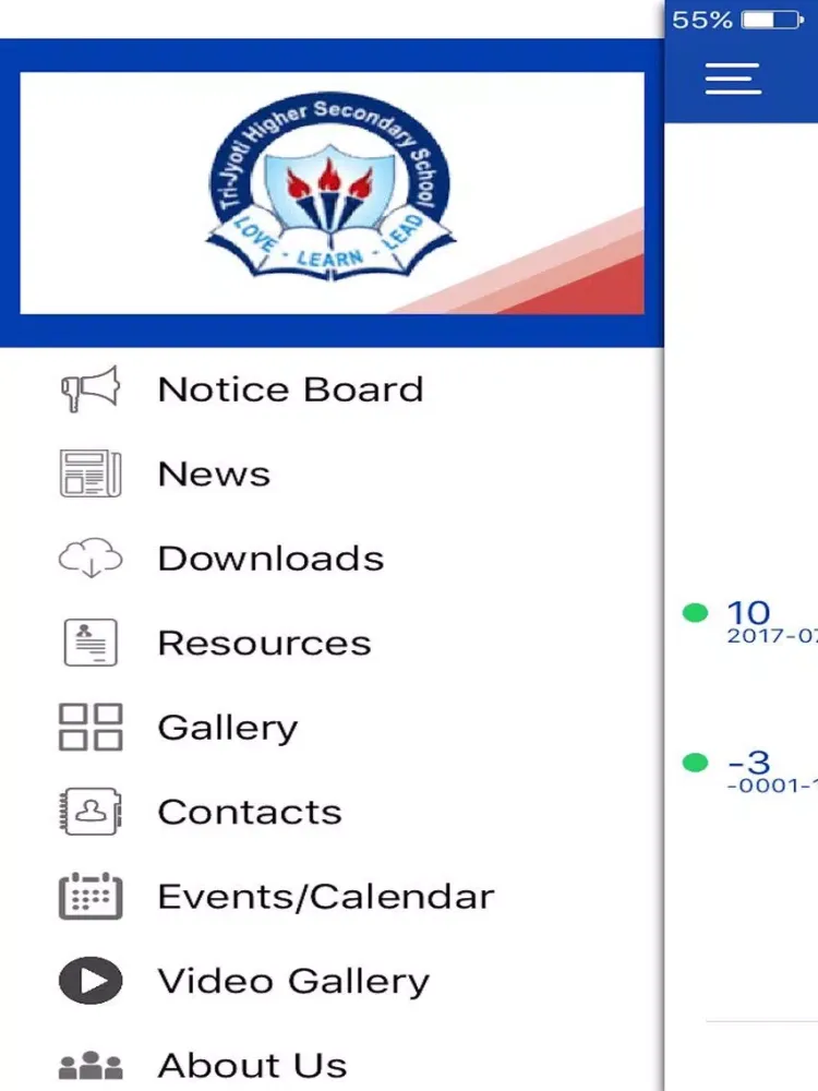 Tri Jyoti Higher Secondary School iPad  Screenshots