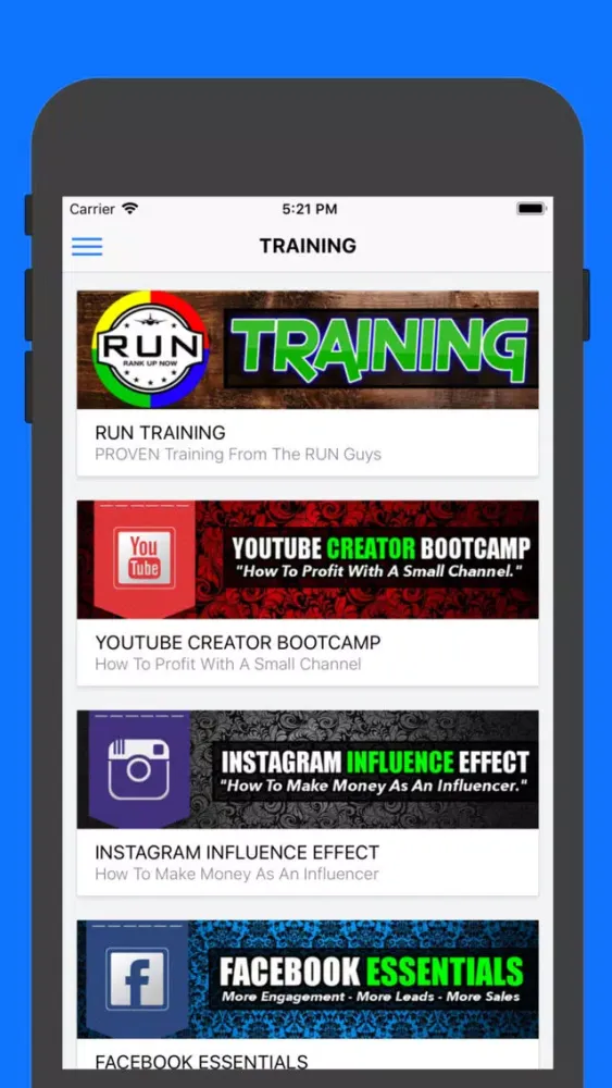 ภาพหน้าจอของ RUN - Rank Up Now