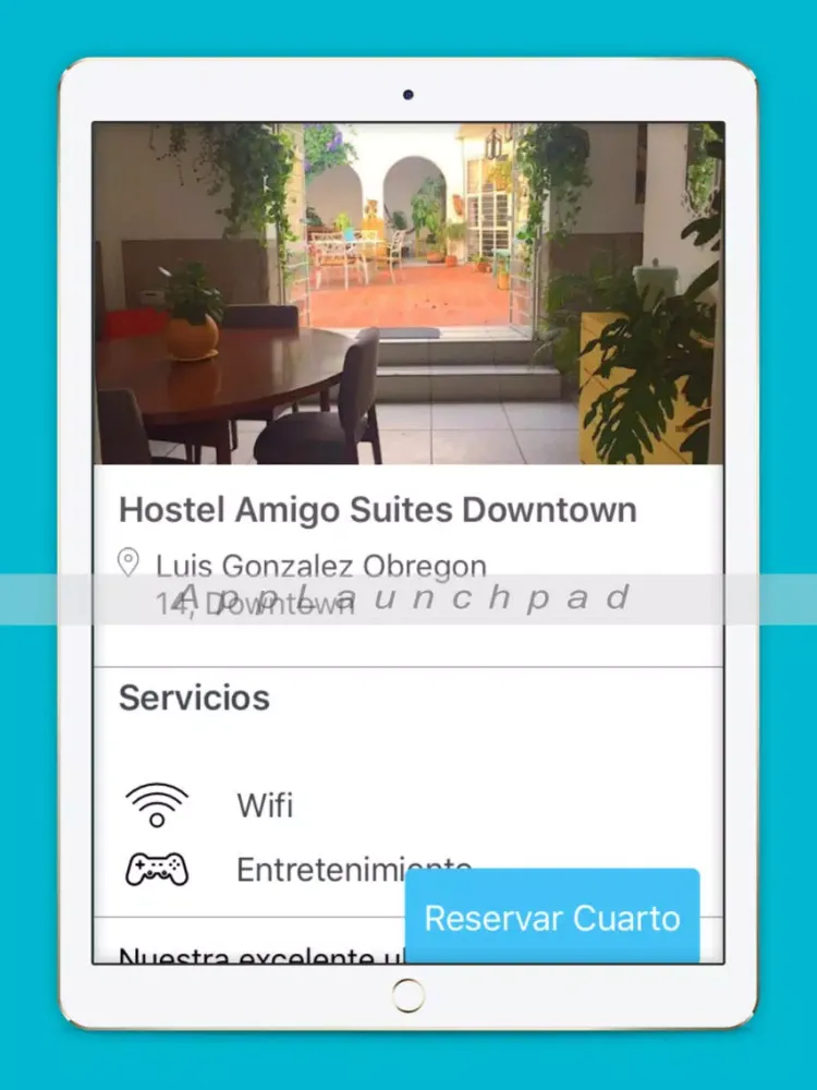 Zrzuty ekranu AzHostel iPad 