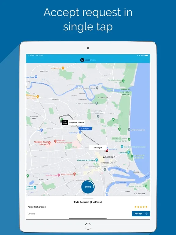 Zrzuty ekranu LeadRyde Driver: Drive to Earn iPad 