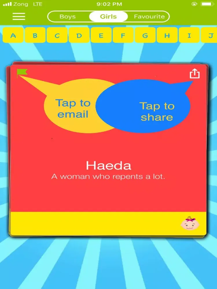 Скриншоты Boys and Girls Baby Names iPad 