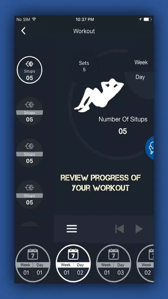 صور Weekly Sit Ups Workout