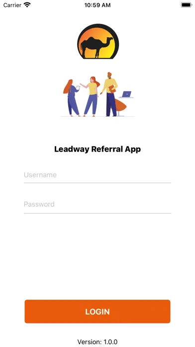 Capturas de tela do Leadway Referral Application