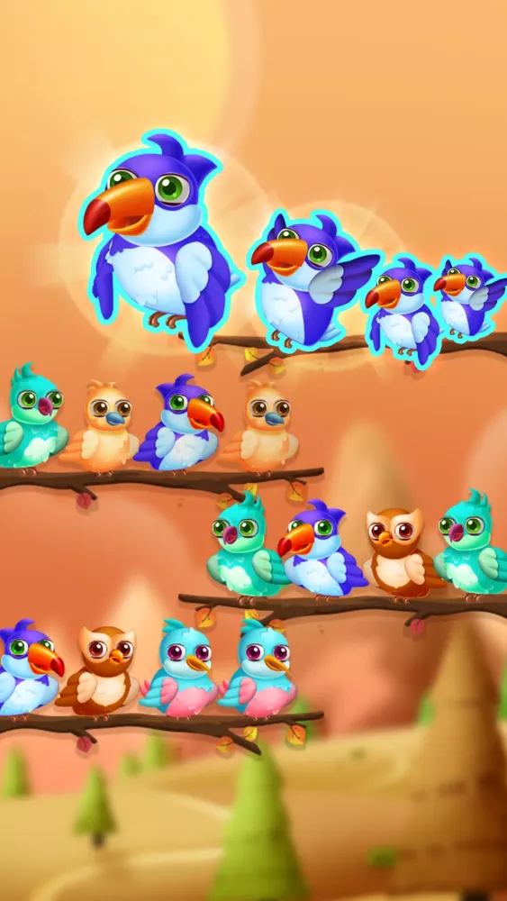 تصاویر Bird Sort: Color Sorting Game