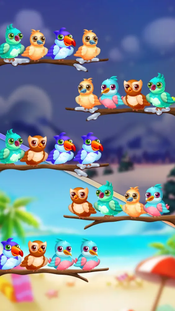 تصاویر Bird Sort: Color Sorting Game
