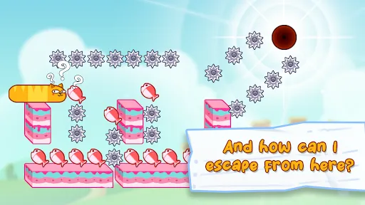 Greedy Worm: Hungry Cat Screenshots