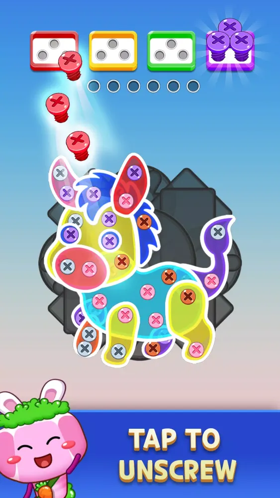 Screenshot di Bolt Screw Pin Jam Puzzle