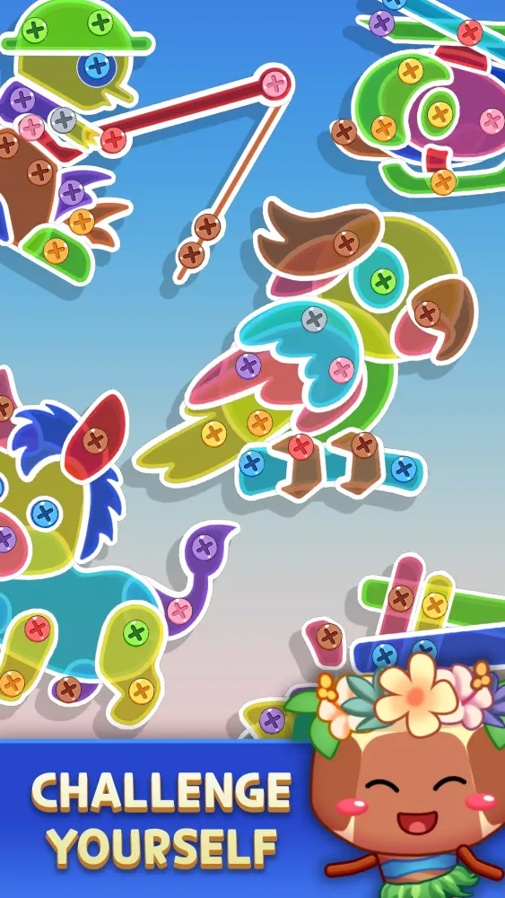 Screenshot di Bolt Screw Pin Jam Puzzle