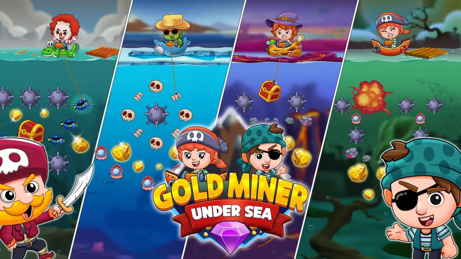 Gold Miner Under Sea Screenshots