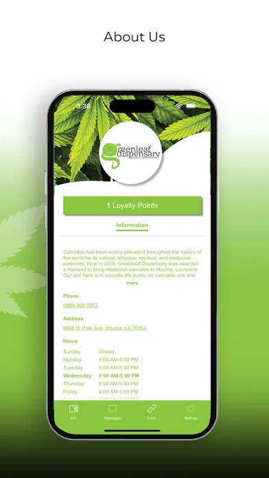 Green Leaf Dispensary Screenshots
