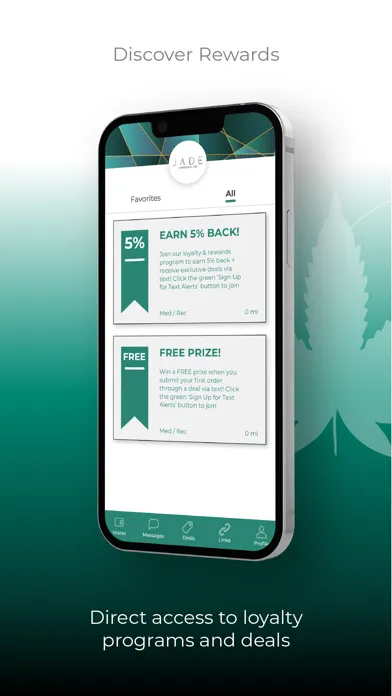Captures d'écran de Jade Cannabis