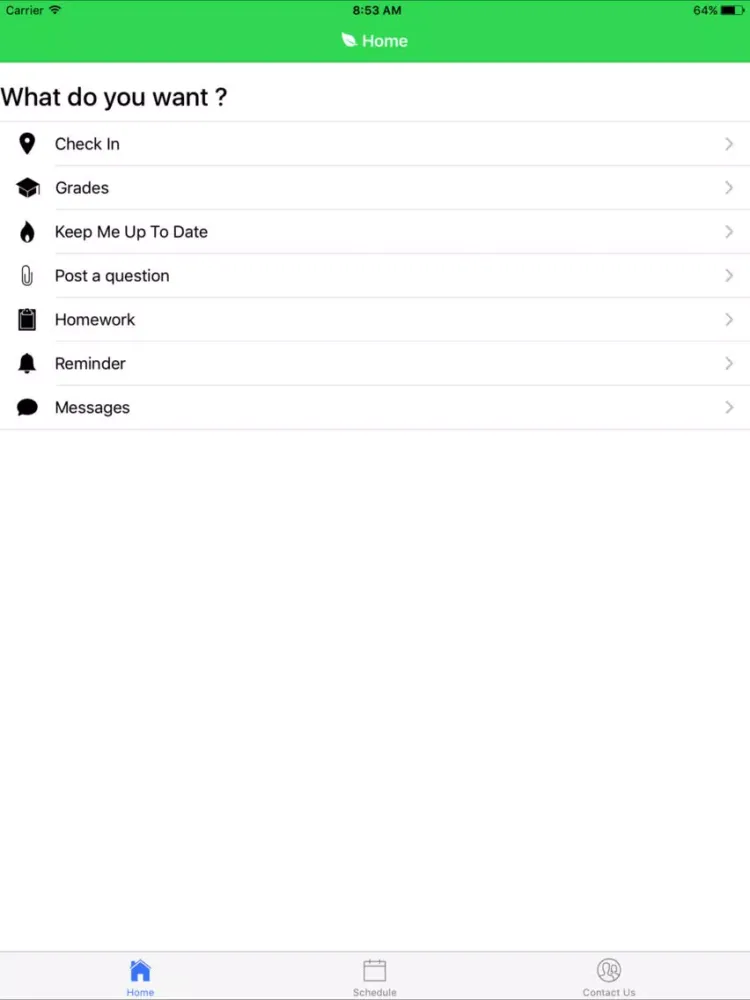 Tangkapan layar Leaf - Student Companion iPad 