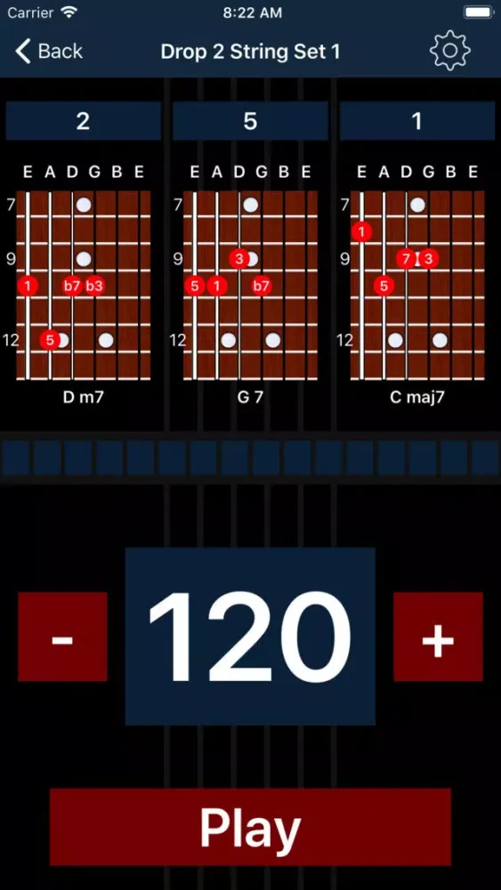 Screenshot di Matt Warnock Guitar 251 Chords