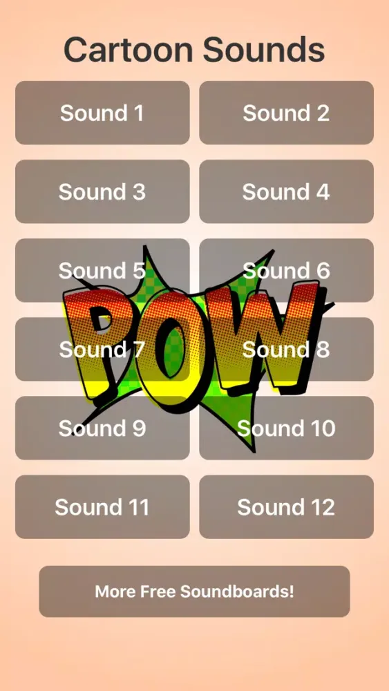 Zrzuty ekranu Cartoon Sounds!
