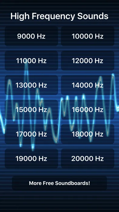 Tangkapan layar High Frequency Sounds
