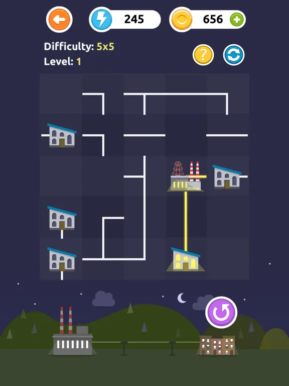 Ảnh chụp màn hình của Power Lines - Logic Puzzles iPad 