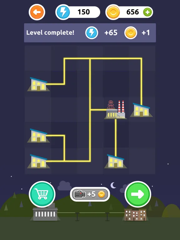 Ảnh chụp màn hình của Power Lines - Logic Puzzles iPad 
