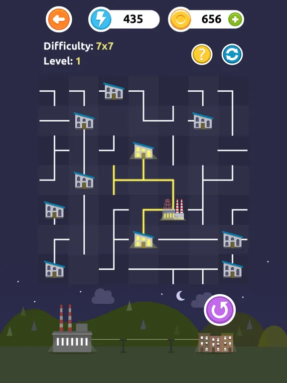 Ảnh chụp màn hình của Power Lines - Logic Puzzles iPad 