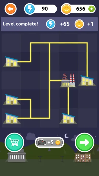 Ảnh chụp màn hình của Power Lines - Logic Puzzles