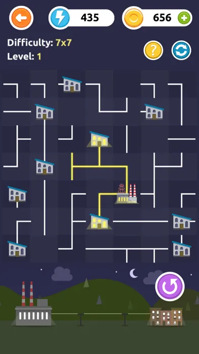 Ảnh chụp màn hình của Power Lines - Logic Puzzles