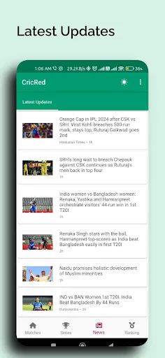 CricRed - Live Cricket Score應用截圖