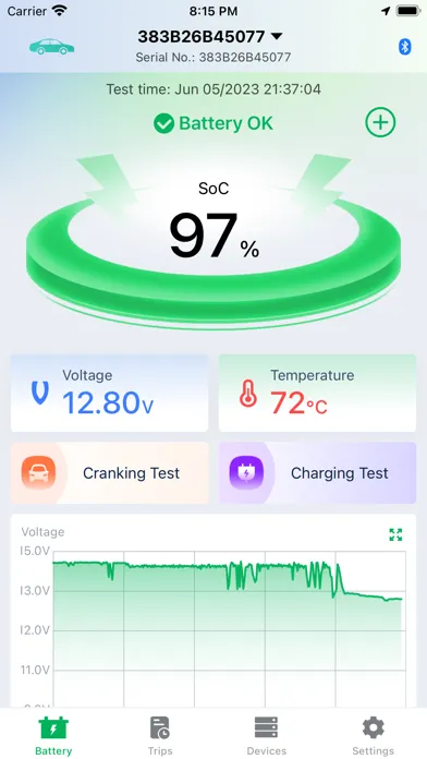 Capturas de pantalla de Smart Battery 24V