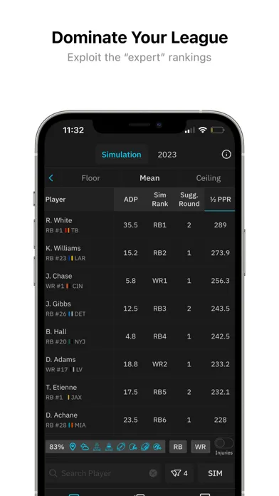 League Champ - Fantasy Ranks スクリーンショット