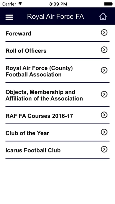 Royal Air Force FA স্ক্রিনশট