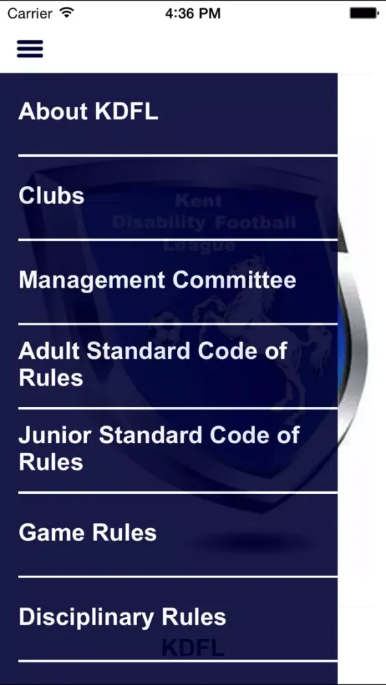 Скриншоты Kent Disability Football League