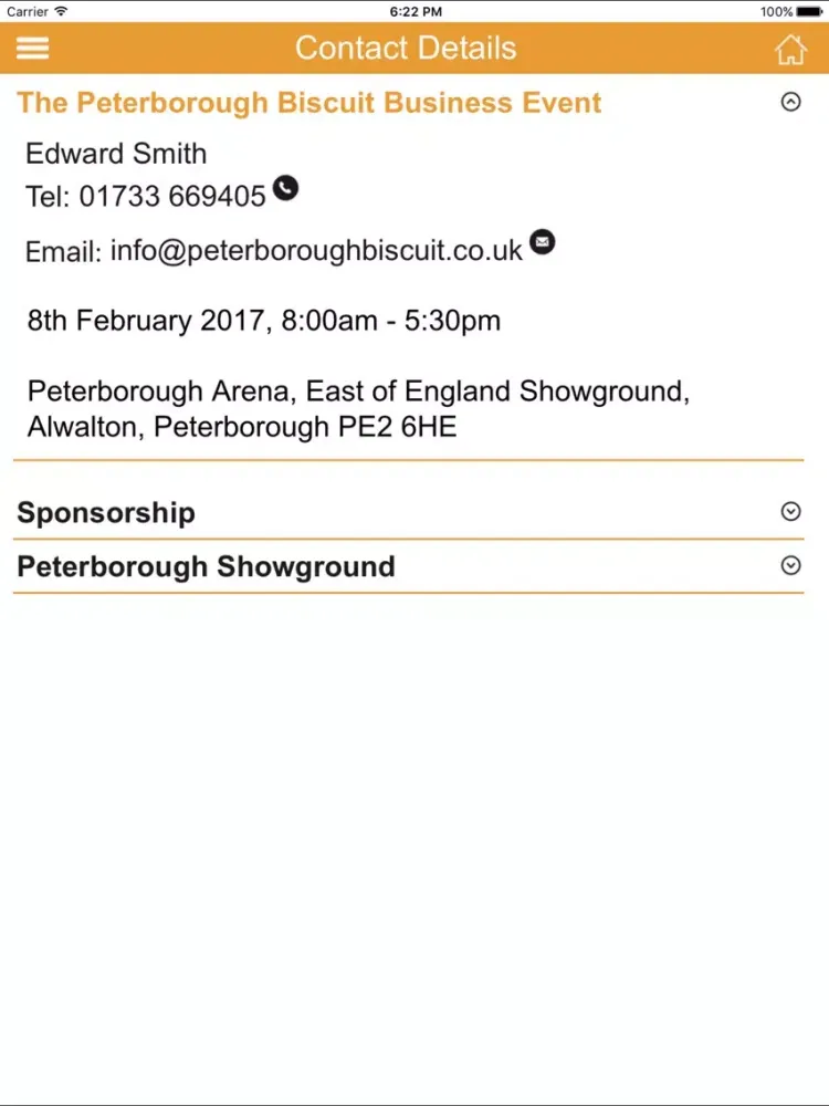 Peterborough Biscuit iPad  سکرین شاٹس