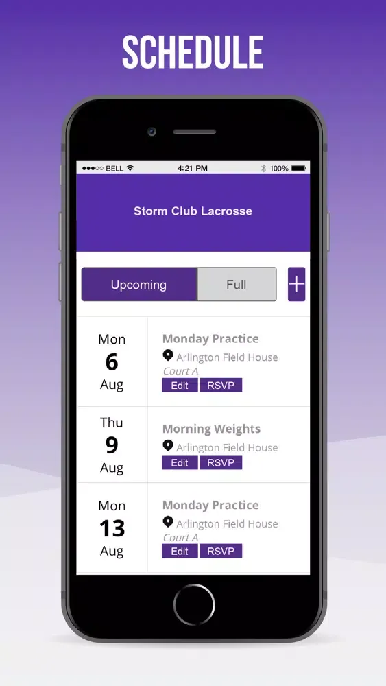 ภาพหน้าจอของ Storm Club Lacrosse