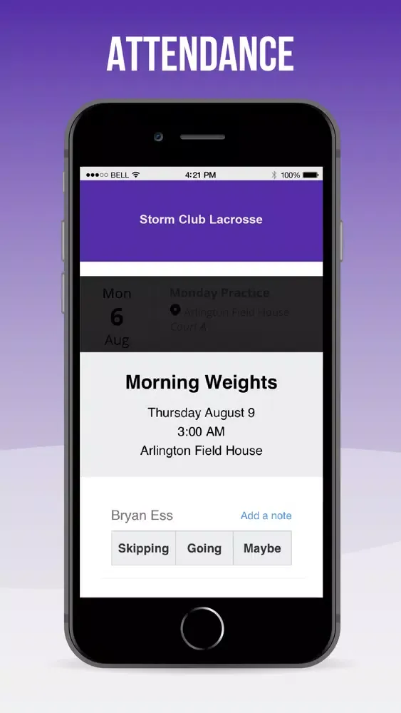ภาพหน้าจอของ Storm Club Lacrosse