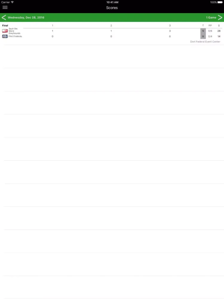 Flint Firebirds iPad 應用截圖