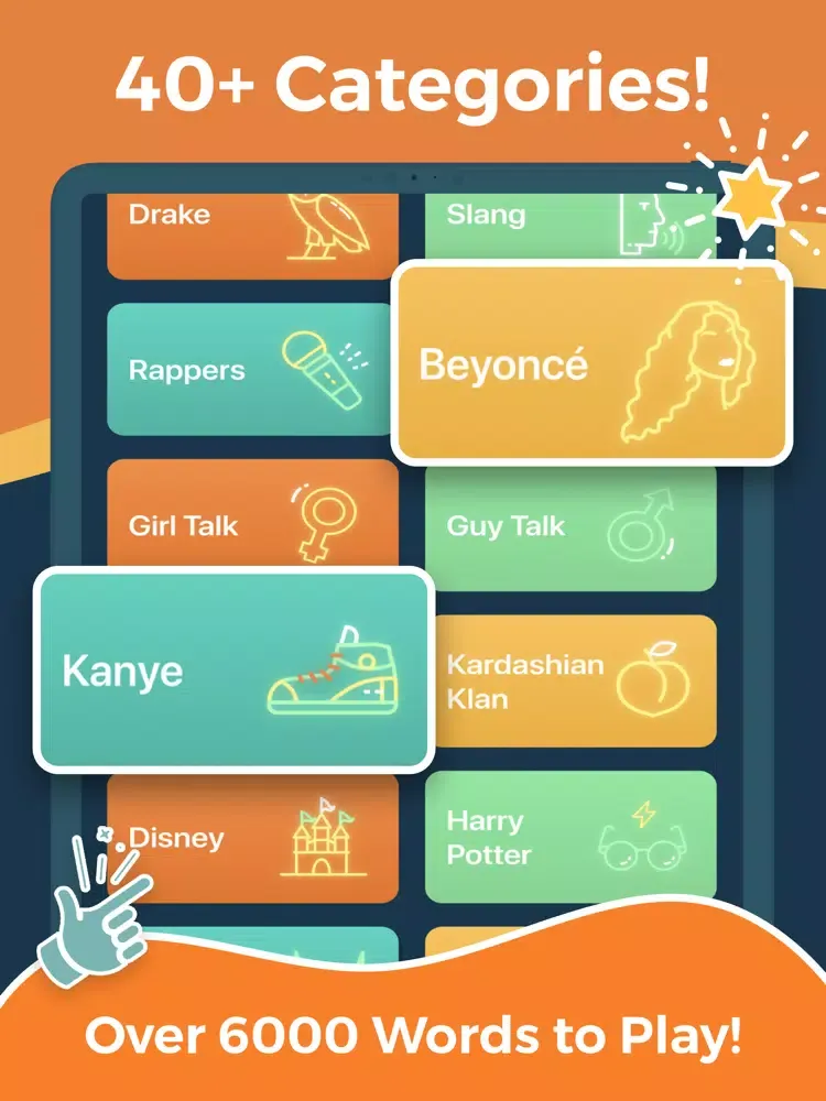 Capturas de tela do Oooh Snap! - The NEW Charades iPad 