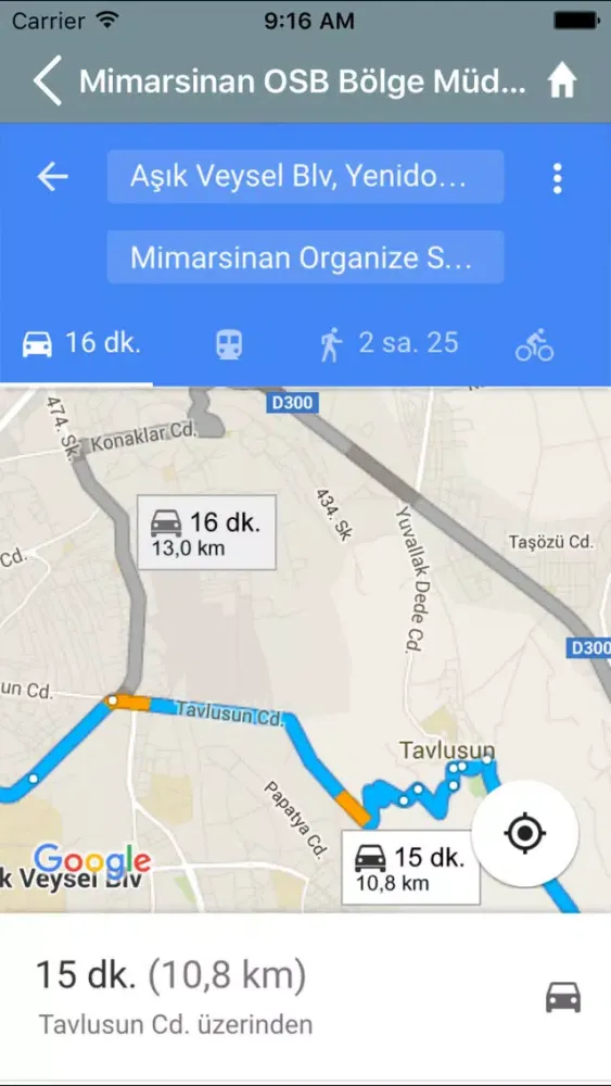 MOSB Mobil Screenshots