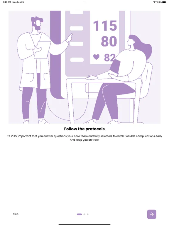 Tangkapan skrin Nanci by Lean6Health iPad 