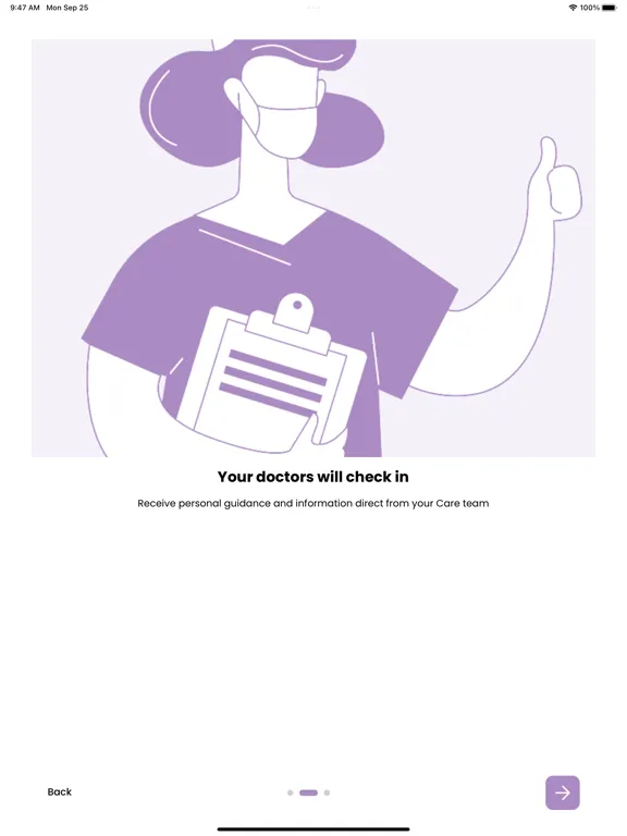 Tangkapan skrin Nanci by Lean6Health iPad 